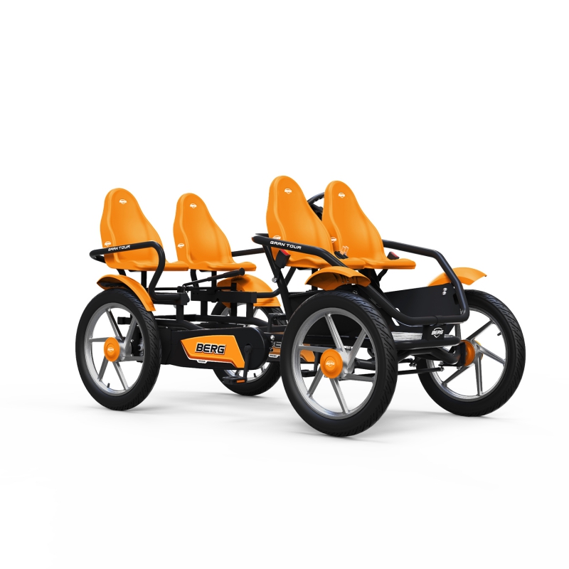 Berg 4-vietis Gran Tour Racer pedalinis gokartas iki 225 kg