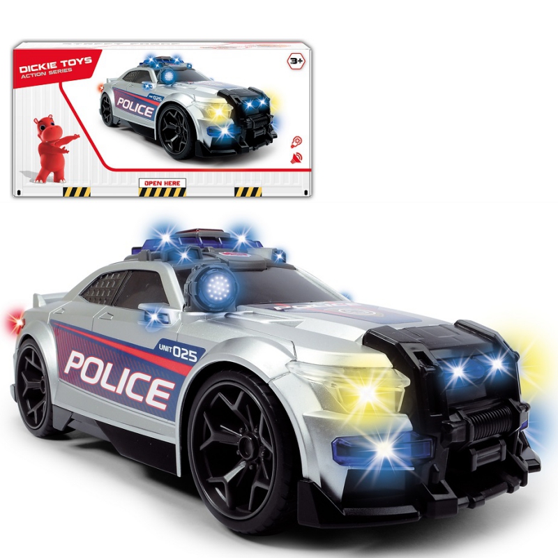 DICKIE Police Car Street Force Police Car Sound Light
