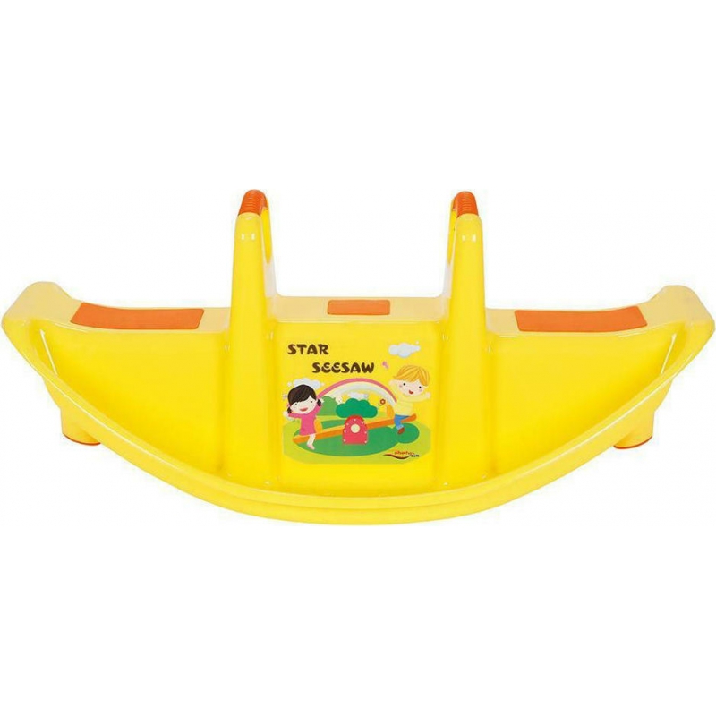 WOOPIE daugiavietis rokeris STAR Balance Swing Geltona