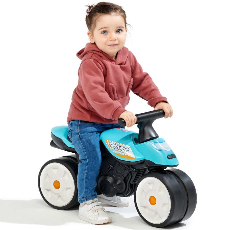 FALK Street Champion Moto Bike Blue Wide Wheels nuo 1 metų