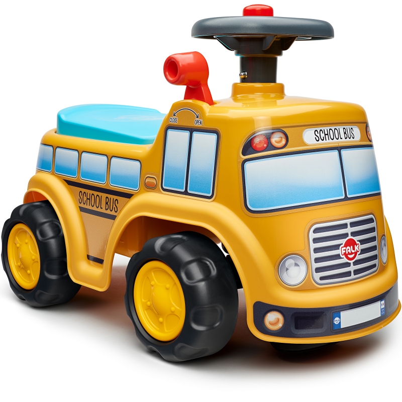 FALK mokyklinis autobusas, geltonas su garsiniu signalu nuo 1 metų