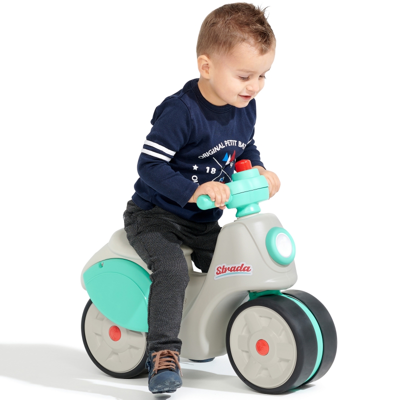 Falk Ride-On Scooter Strada Retro Tylios padangos nuo 1 metų