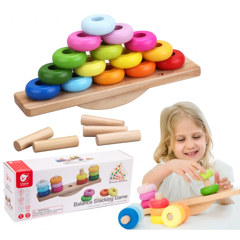 CLASSIC WORLD Edukacinis Balance Beam ECO galvosūkis