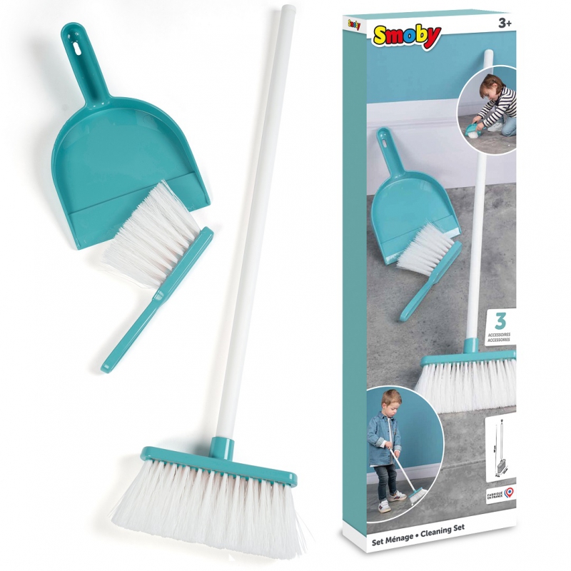 SMOBY Valymo rinkinys Šepetys Šepetys Dustpan