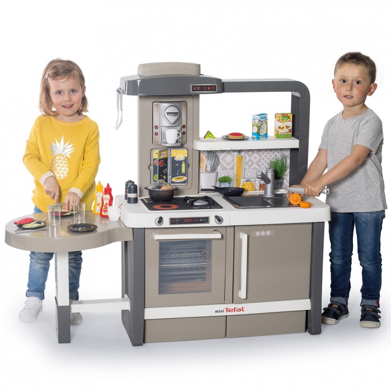 SMOBY Mini Tefal Evolutive Kitchen + 40 priedų