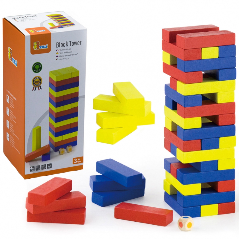 Medinis Jenga žaidimas Viga Toys
