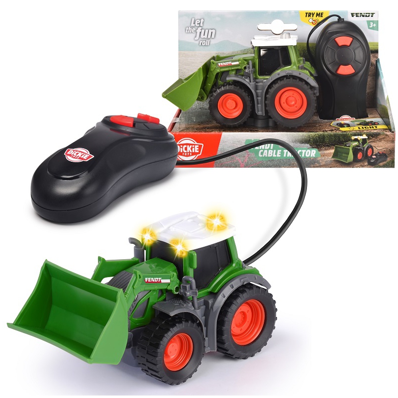 Nuotoliniu būdu valdomas DICKIE Fendt RC Tractor 14cm