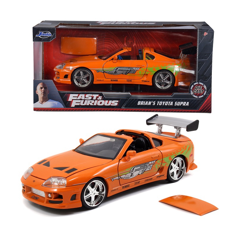 JADA Greiti ir įsiutę Briano Toyota Supra 1:24 automobilis