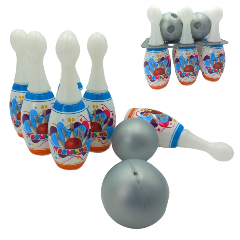 WOOPIE boulingas vaikams 6 vnt + 2 kamuoliukai