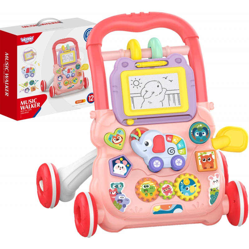 WOOPIE BABY interaktyvus vaikštynas, muzikinis stūmikas + aprašymas