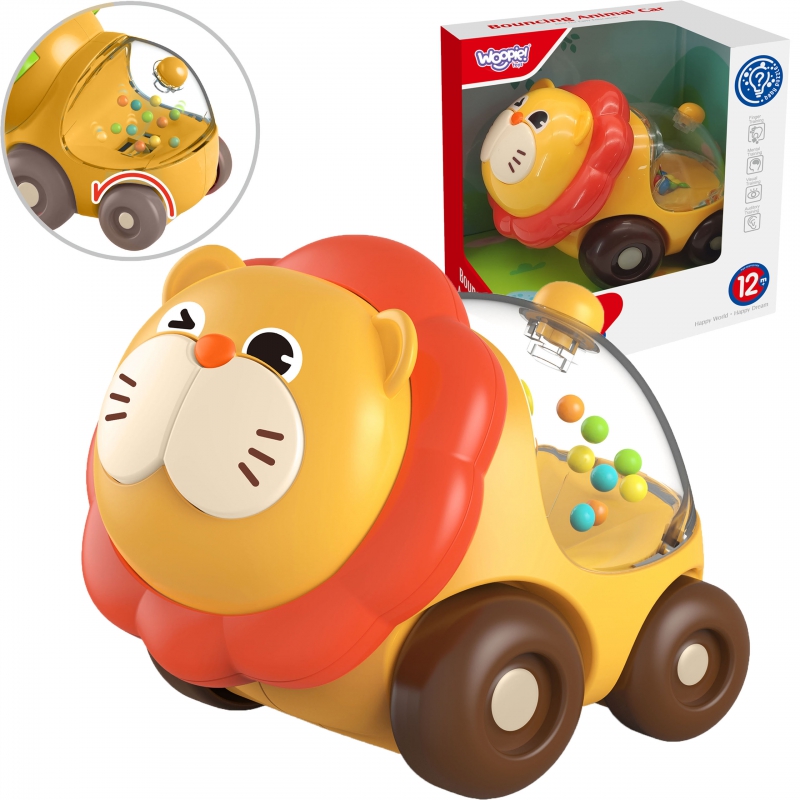 WOOPIE BABY Rattle Žaislinis automobilis Liūtas