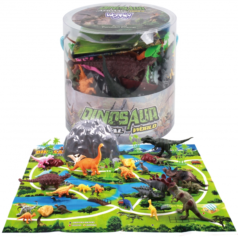 WOOPIE dinozaurų figūrėlių rinkinys 34 vnt.