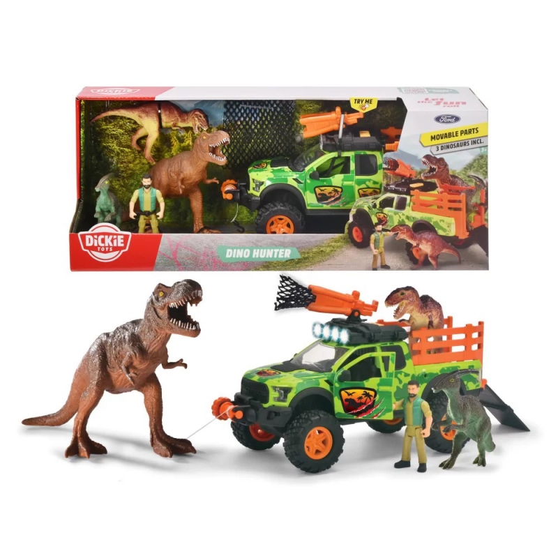 Dickie Playlife Dinozaurų sekimo transporto priemonė 25 cm