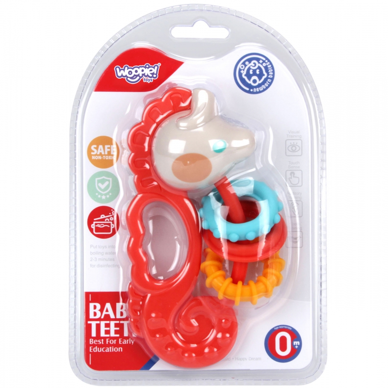 WOOPIE BABY sensorinis žaislas 2 viename barškučio dantukai