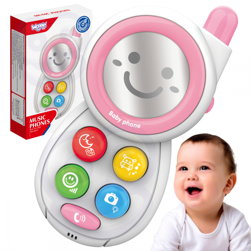 WOOPIE BABY interaktyvus telefonas su garsais