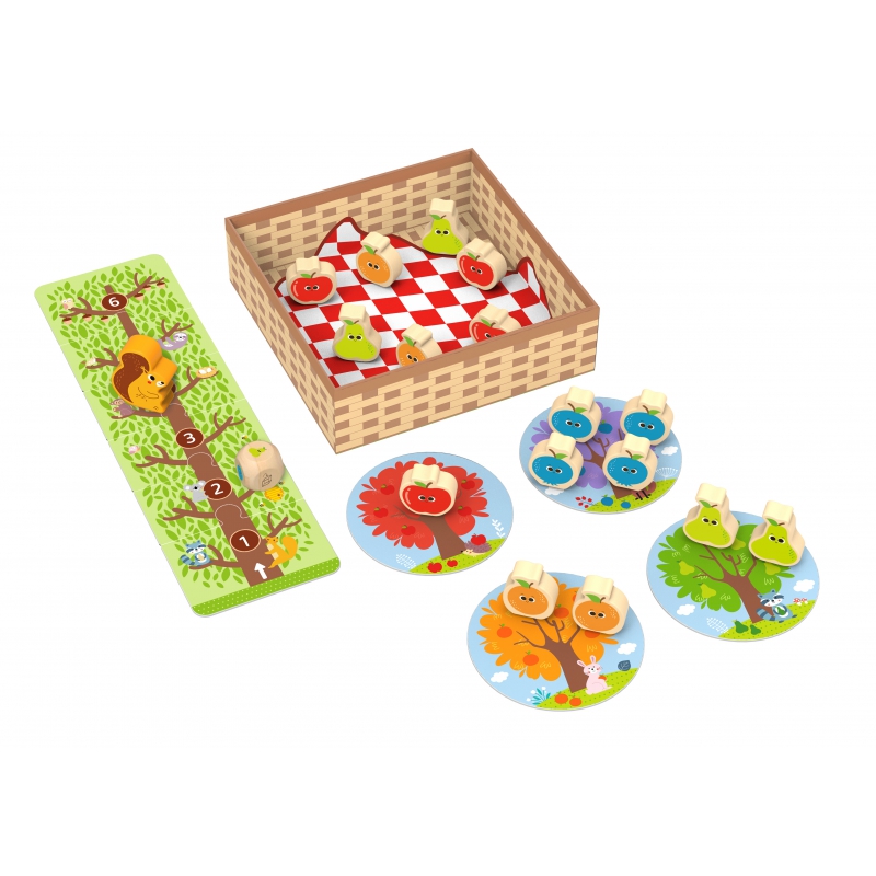 TOOKY TOY Voverė sodo šeimos stalo žaidimas