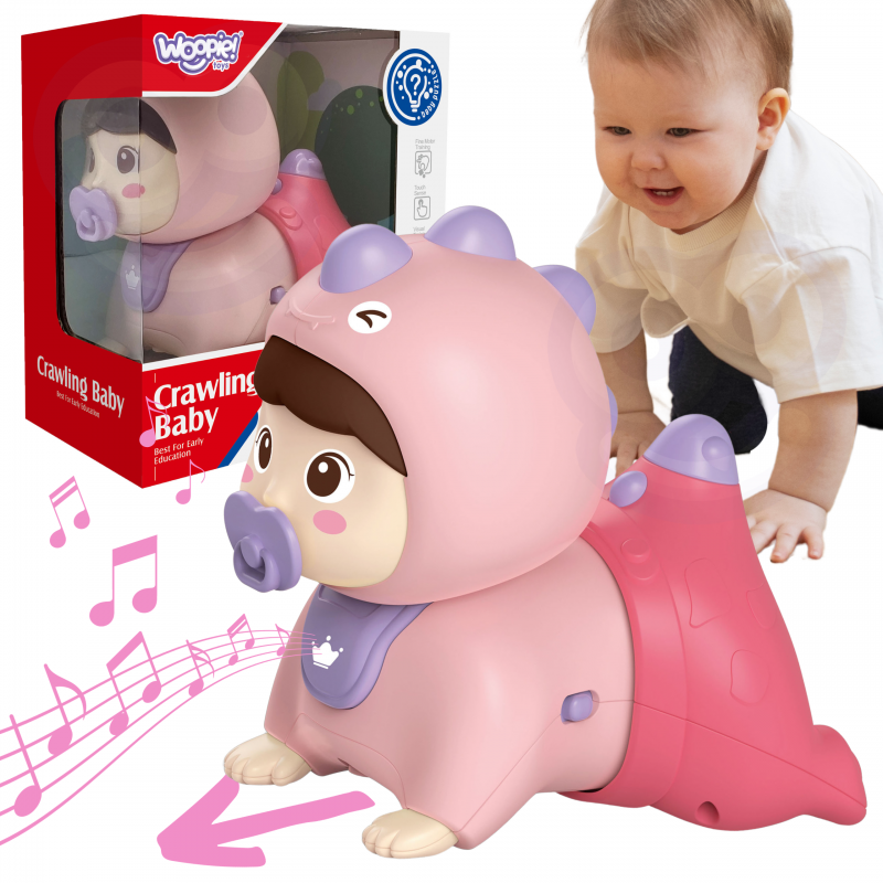 WOOPIE BABY ropojantis žaislas su melodijomis, šviečiantis