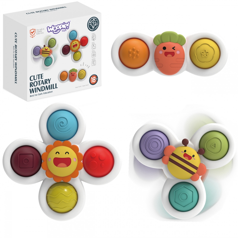 WOOPIE BABY Spiner 3in1 lavinantis sensorinis žaislas – 4 RINKINYS