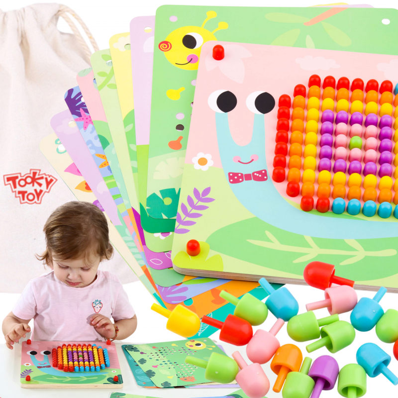 TOOKY TOY galvosūkis su smeigtukais Smeigtukai Laipiojimas