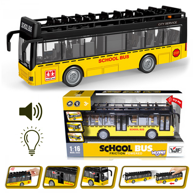 WOOPIE autobusas su šviesomis ir atidaromomis durimis