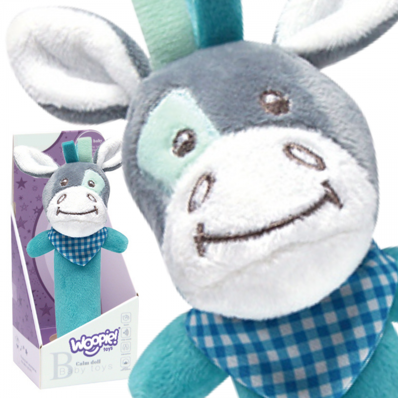 WOOPIE BABY pliušinis žaislas, sensorinis squeaker