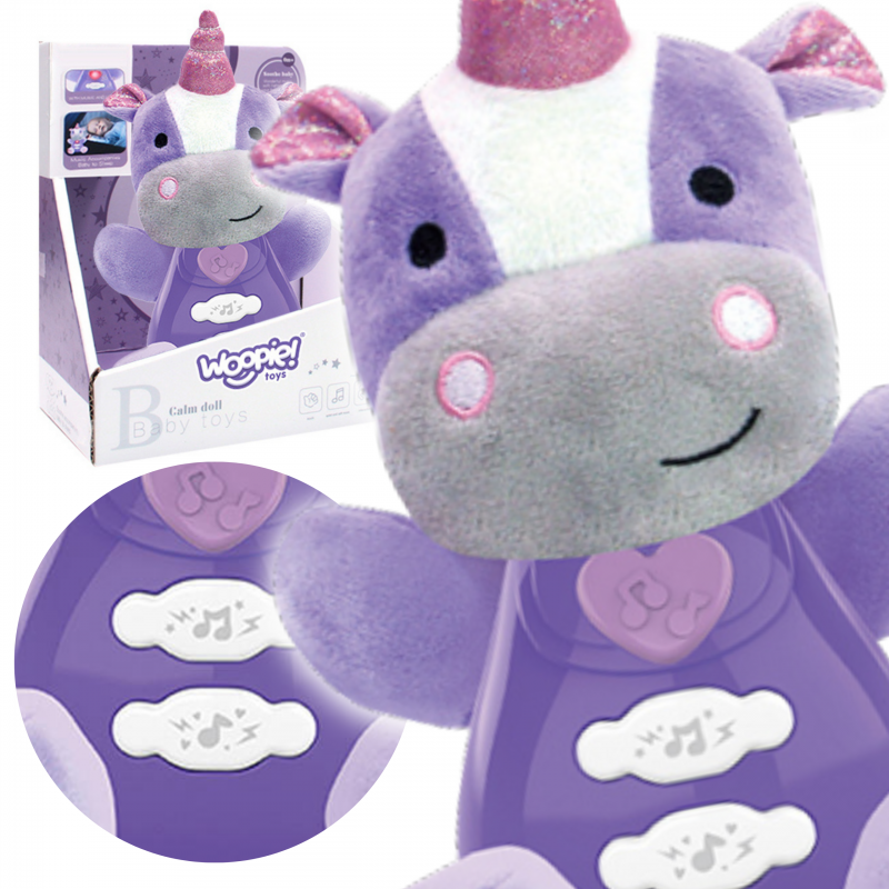 WOOPIE BABY Sleeper su Sound Unicorn mielu žaislu