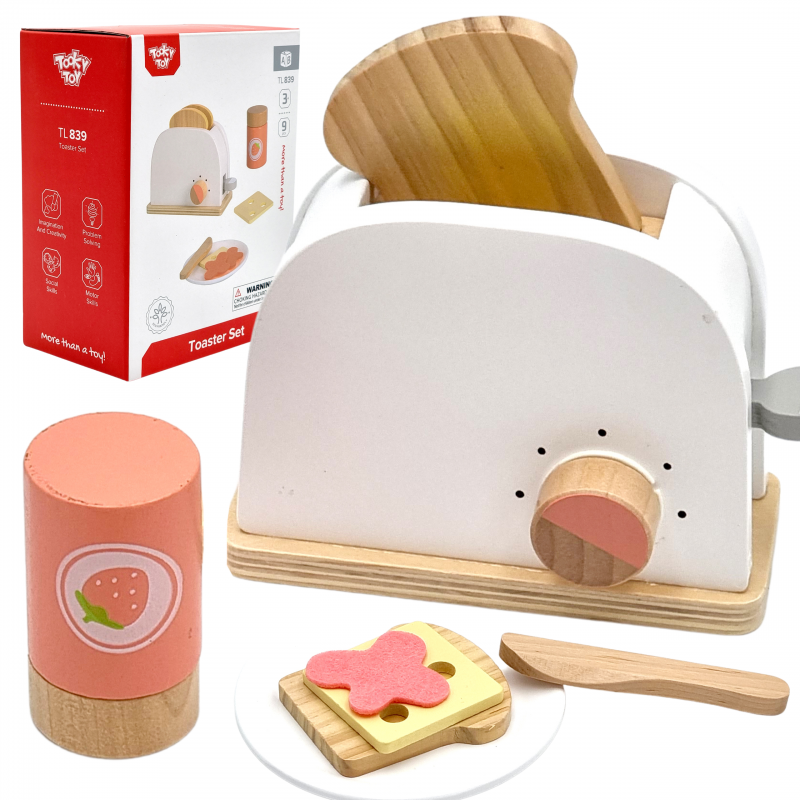 TOOKY TOY Medinis skrudintuvų rinkinys vaikams 9 vnt.