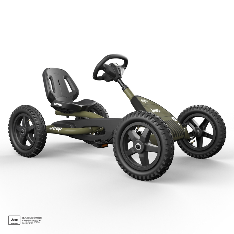 BERG Pedal gokartas Buddy Jeep® Junior 3-8 metų iki 50 kg NAUJAS MODELIS