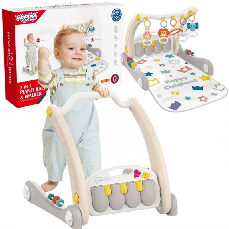 WOOPIE BABY kilimėlis su traukimo juosta 2in1 pianinu