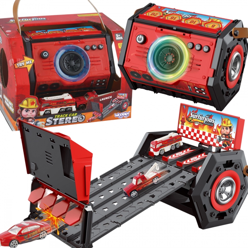 WOOPIE Surfurious Downhill Track 2in1 Boombox + 2 automobiliai