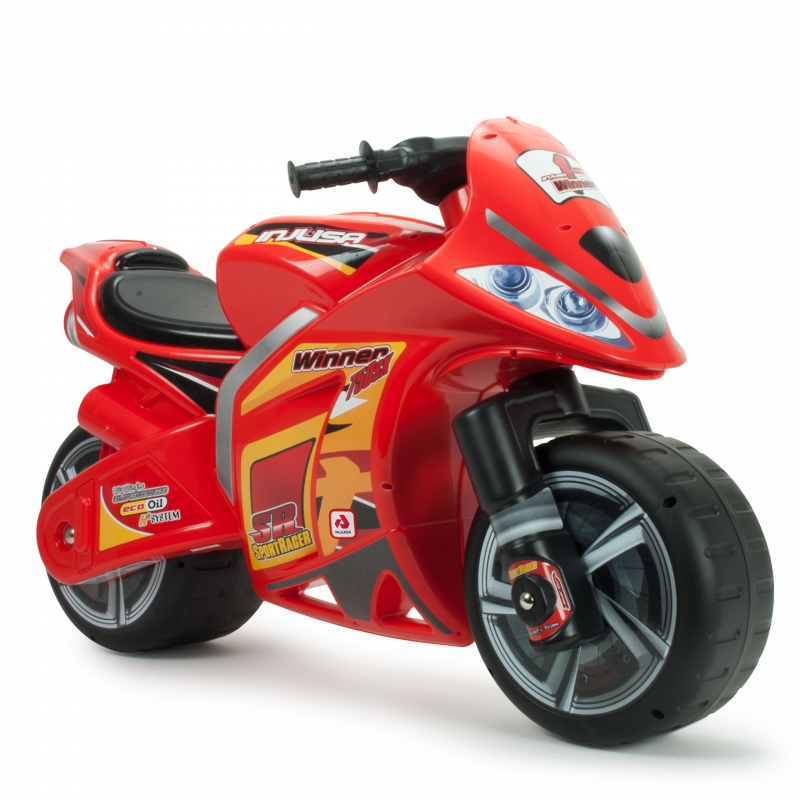 INJUSA Ride On Push Bike Winner 750 sx Red