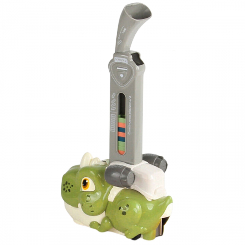 WOOPIE interaktyvus traukinys Dinozauras Domino Green