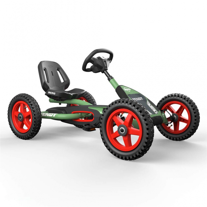 BERG Buddy FENDT Pedal Go Kart iki 50 kg NAUJAS MODELIS Žalias