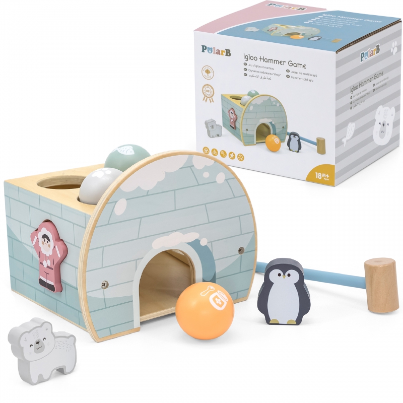 VIGA PolarB medinis igloo perforatorius su figūriniu plaktuku ir rūšiuotoju