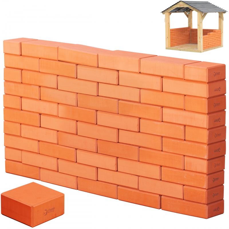 CLASSIC WORLD EDU Mega Building Blocks EVA Bricks Soft for Building 55 vnt.